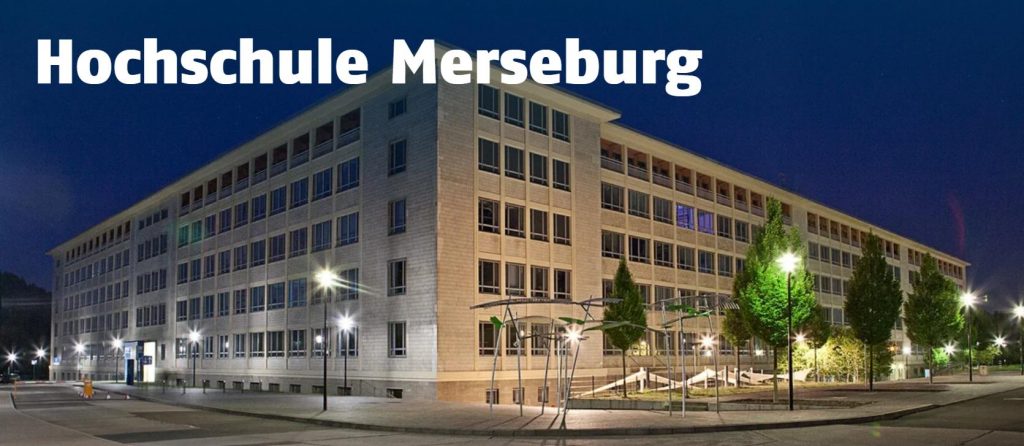 Hochschule Merseburg bei Nacht